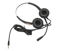 Bewinner Business Auriculares con Cancelación de Ruido ENC, Micrófono Giratorio de 180°, Auriculares con Cable Ergonómicos y Ajustables para Centro de Llamadas, Oficina, Servicio Al Cliente,