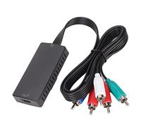 Bewinner Cable Convertidor de Componente a HDMI, Adaptador de Audio Y Video 1080P YPbPr a HDMI para PS2, para Xbox, Decodificador, DVD, Reproductor, Compatible con HDCP, HDMI1.3