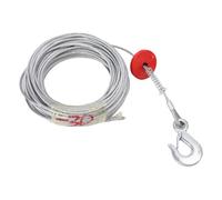 Bewinner Cable de Cabrestante de Acero con Alta Carga de 8000kg para Grúa de Servicio Pesado Cuerda de Cabrestante de Acero Universal para Remolque de Grúa