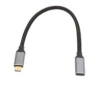 Bewinner Cable de Extensión USB C Datos de 10 Gbps Salida de Video 4K 60 Hz, Carga de 100 W, Amplia Compatibilidad, Portátil y Duradero (0,25 m)