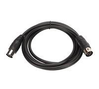 Bewinner Cable DIN de 8 Pines a DIN de 6 Pines, Cable de Conexión de Señal de Datos de Audio Plug and Play de 5.9 Pies con Antiinterferencias para Sonido HiFi, Computadoras, Programación