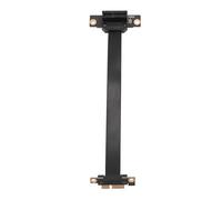 Bewinner Cable Elevador PCIe 3.0 X1 Cable de Extensión de ángulo Recto de 90 Grados, Transferencia de Datos de Alta Velocidad de 50 Cm, 8 Gbps, Compatible con Tarjetas Gráficas Inalámbricas de Red