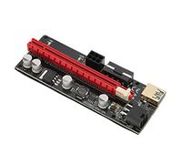 Bewinner Cable PCI-E Riser Express, Extensión de Gráficos 1X a 16X Reduce la Carga de 60 Cm USB3.0 Tarjeta Adaptadora con Alimentación Vertical Estable Segura USB para Win, para Y para