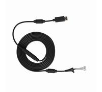 Bewinner Cable USB de 4 Pines para Mando de 360, Cable de Carga y Sincronización de Datos Resistente Al Desgaste de 8.2 Pies de Largo con Conector Protector, Color Negro (Black)