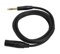 Bewinner Cable XLR Macho a 1/4 Pulgadas - Cable de Micrófono Balanceado de 1 Metro para Estudio y Presentaciones en, Cobre Libre de Oxígeno 22 AWG con Blindaje para Máxima Claridad de Señal y