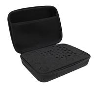 Bewinner Caja de Almacenamiento de Batería de Alta Durabilidad para Pilas AA AAA C D 3V 9V, Segura y Portátil para Viajes, Material EVA a Prueba de Golpes, Negro 9,84 X 6,89 X 3,5 Pulgadas