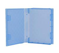 Bewinner Caja de Almacenamiento HDD SSD de 2,5 Pulgadas, Antiestática, a Prueba de Golpes, Resistente Al Polvo, Organizador de Caja de Disco Duro para Unidad SATA, Portador de Disco (Blue)