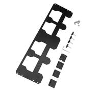 Bewinner Caja de Herramientas Rodante, Placa de Montaje Frontal, Fuerte Soporte de Almacenamiento de Aleación de Aluminio para Caja de Herramientas de Embalaje, Instalación Eficiente de Acceso a