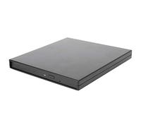 Bewinner Caja de Unidad óptica Externa de 9,5 Mm a USB 3.0, Caja de Disco Duro Delgada para Computadora Portátil DVD/CD ROM, de Almacenamiento Externo para Computadora y Consola de Juegos - Negro