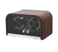 Bewinner Caja Enrolladora de Reloj para Relojes Mecánicos Automáticos, Motor Silencioso de 10 DB con Luz LED de Estado de ánimo, Perillas de Control Dual, Múltiples Modos de Rotación,