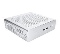 Bewinner Caja para PC G60S Mini ITX, Chasis HTPC de Aluminio Completo con Fuente de Alimentación DC-ATX, Compatible con Placa Base de 170 X 170 Mm, Montaje Horizontal/Vertical/de Pared (USB2.0)