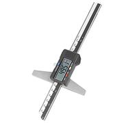 Bewinner Calibre Vernier Digital de Profundidad, Micrómetro Electrónico de Profundidad de Acero Inoxidable con Alta Precisión, Rango de 0,150 Mm, Resolución de 0,01 Mm para Herramienta de Ingeniero
