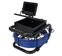 Bewinner Cámara de Alcantarillado Industrial con Pantalla de 4,3 Pulgadas, Tarjeta de Memoria DVR Incorporada de 16 GB, IP68 a Prueba de Lluvia, Cable de 20 M, 12 Luces LED para Inspección de (50M)