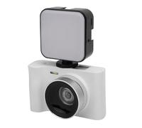 Bewinner Cámara Digital de 24 MP, Vídeo de 2,5 K, Cámara de Vlogging con Zoom 16X y Luz de Relleno, para Grabar, Blogs y Enseñanza en Línea (White)