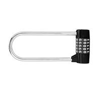 Bewinner Candado de Combinación en Forma de U de 5 Dígitos Cerradura de Contraseña de Aleación de Zinc para Puerta de Gabinete, Cerradura de Código de Grillete Extra Largo, No Se Necesita Llave Más