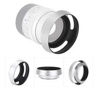 Bewinner Capucha de Lente de Cámara, Capucha de Lente Evite la Luz de Interferencia 2 Piezas de Superficies Mate Aleación de Aluminio para