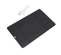 Bewinner Cargador de Panel Solar Portátil, Panel Solar de Silicio Monocristalino de 10 W, Ligero para Cargar la Tableta del Teléfono Mientras Viaja