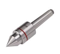Bewinner Centro Vivo MT2 para Torno, Herramienta de Torno CNC de Acero con Alto Contenido de Carbono de 60° con Rodamientos de Bolas Triples, Alta Precisión de 0,005 Mm, Longitud de 140 Mm