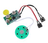 Bewinner Chip de Sonido de Voz para Bricolaje, Chip de Tarjeta de Felicitación Grabable de 4 Minutos para Vacaciones, Tarjetas de Navidad, Manualidades, Juguetes con Altavoz con Batería