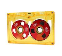 Bewinner Cinta de Casete en Blanco de Grabación de 50 Minutos de Doble Cara con Efectos Visuales Ideales para Grabación de Música, Rock y Hip Hop, Carcasa de ABS de Primera Calidad