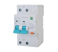 Bewinner Circuito RCBO RCBO 2P AfDD, Detección de Fallas de Integrado, Fuga de Tierra Sobrecarga, Salvaguardia de Cortocircuito para Sistemas Eléctricos del Hospital de Edificios (63A)