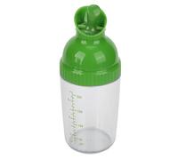 Bewinner Coctelera para Aderezos para Ensaladas de 200 Ml, sin BPA, Recipiente para de PP a Prueba de Fugas con Tapa de Palanca con una Sola Mano para Aderezos, Adobos y Condimentos Caseros