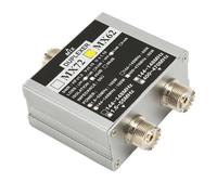 Bewinner Combinador de Antena VHF UHF HF Duplexor de Estación de Tránsito de 3 Bandas, 1,6-55 MHz/144-148 MHz/400-470, Combinador Coaxial de Baja Pérdida de 50 Ohmios para 2 Transceptores