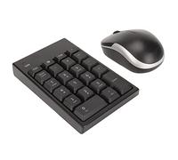 Bewinner Combo de Mouse y Teclado Numérico Inalámbrico de 2.4GHz, Teclado Numérico de 22 Teclas con Mouse USB de 1200DPI para Bancos, Escuelas, Oficinas, Mac, Plug and Play