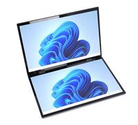 Bewinner Computadora Portátil 2 en 1 con Pantalla Táctil 14, Diseño Plegable y Apilable, IPS 2.2K 60Hz, Compatible con Celeron 12ª Generación, Cuatro Núcleos, Cargador Europeo