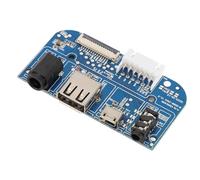 Bewinner Conector de Placa de Alimentación USB 2.0 AC2.5 Jack para Altavoz Bluetooth Boombox 2, Reemplazo de Placa de Puerto de Carga USB Versión ND, Pieza de Reparación de PCB Resistente Al