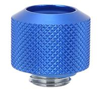 Bewinner Conexión de Compresión de Tubo Duro de Refrigeración, Conexión de Compresión Macho G1 / 4in, Soporte de Tubería Dura PETG/PMMa Dentro de 14 Mm de Diámetro Exterior, (Azul)