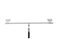 Bewinner Conjunto de Cerradura de Barra de Leva de Alta Resistencia de 45 Pulgadas para Puerta Lateral de Remolque Cerrada, Cerradura de Puerta Batiente con Bisagras de Metal con Seguridad Mejorada