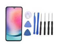 Bewinner Conjunto de Pantalla Táctil Digitalizador de Repuesto para A25 5G SM-A256E Pantalla de 6,5 Pulgadas con Herramientas de Soporte de Huellas Dactilares - Alta Resolución 1080x2340