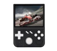 Bewinner Consola de Juego de Mano Retro, Consola de Videojuegos de Pantalla IPS de 3.5 Pulgadas para Entretenimiento, Videojuegos Portátiles de Mano para Niños y Adultos (Transparente Negro)