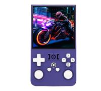 Bewinner Consola de Juegos Portátil Retro R36MAX, de Juegos Portátil de Código Abierto de 4 Pulgadas con Batería de 4000 MAh, Tarjeta de Memoria de 64 G, Joystick 3D Dual, Compatible con Emuladores