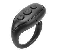 Bewinner Control Remoto Page Turner, Anillo Bluetooth 5.3 para Teléfono - Lector Novedoso, Me Gusta TikTok, Obturador Selfie, Control de Volumen, Batería 48H (Black)