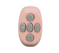 Bewinner Controlador de Anillo Inteligente Bluetooth 5.3 Turner de Página Remoto Inalámbrico para TikTok Scroll Like |Botón de Obturador de Vídeo LED Recargable Selfie para Lectura (Pink)