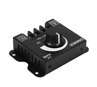 Bewinner Controlador de Regulador de Un Solo Color LED 12V-24V 30A Atenuador de Tira de Luz LED, Interruptor LED Regulador de Atenuación Operación Manual Controlador de Atenuación Digital PWM