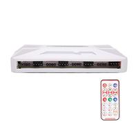 Bewinner Controlador de Temperatura de Ventilador PWM con Control Remoto Inalámbrico, Admite 8 Ventiladores PWM de 4 Pines y 10 ARGB de 5 V de 3 Pines, 365 Modos de Iluminación, Soporte Magnético para