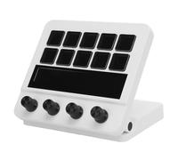 Bewinner Controlador de Transmisión: Mazo de Control de Transmisión con 10 Teclas de Macro, Botones de Control de Estudio LCD LCD de Tablero Teclado de Control de Control de Estudio para