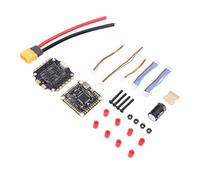 Bewinner Controlador de Vuelo SpeedyBee F405 con Pila ESC de 60 A, Actualizaciones Rápidas de Firmware Inalámbricas, Disipador Térmico CNC, Marco de Plástico para Drones RC
