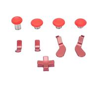 Bewinner Controller Series 2 Kit de Palancas de Metal para una Experiencia de Juego Mejorada: 4 Joysticks, 4 Paletas y 1 Almohadilla D para Entusiastas de los Juegos (Rojo)