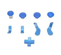 Bewinner Controller Series 2 Kit de Palancas de Metal para una Experiencia de Juego Mejorada: 4 Joysticks, 4 Paletas y 1 Almohadilla D para Entusiastas de los Juegos (Blue)