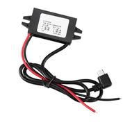 Bewinner Convertidor de 12 V A 5 V 3 A Micro USB, Regulador Reductor de Voltaje para Teléfono Inteligente, Módulo Adaptador de Corriente de 15 W con Protección contra Sobrecorriente, Resistente Al