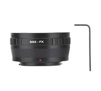 Bewinner Convertidor de Anillo para cámara, M42-FX Adaptador de Montura de Lente de Metal Anillo para Montura de Lente M42 para cámara sin Espejo FX, tamaño Compacto y fácil de Transportar