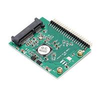 Bewinner Convertidor MSATA SSD a 44 Pines IDE 1,8 Pulgadas 3,3 V Adaptador de Disco Duro para Computadora Portátil ThinkPad X40 X41, Mini PCIe a IDE SSD Convertidor PCB Verde