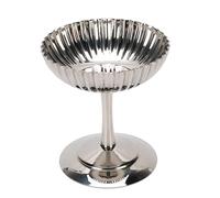 Bewinner Copa para Servir Helado de Acero Inoxidable, Tazón de Postre con Patas para Pudín, Fruta, Parfaits y Golosinas Frías, Taza de Metal Elegante y Fácil de Limpiar