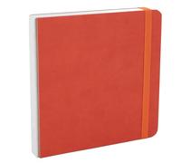 Bewinner Cuaderno de Bocetos de Acuarela, 30 Hojas, 300 g/m², Papel Texturizado de 15 X 15 Cm para Pintar, Dibujar y Proyectos de Bricolaje, Banda Elástica para Uso en Viajes (ORANGE)