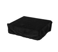 Bewinner Cubierta Antipolvo para Tocadiscos AT-LP60XBT AT-LP60X, Protector Antipolvo Elástico de Terciopelo Suave para Tocadiscos, Funda Protectora Lavable (Black)