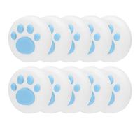 Bewinner Cubierta de Agarre para Pulgar con Forma de Pata de Gato, Tapa de Silicona Universal para/Lite, Pata Blanca sobre Azul, Protector Antideslizante Suave para/Lite (Garras Azules sobre